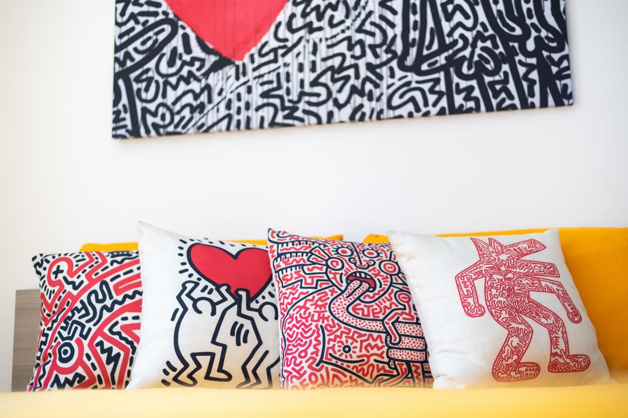 The Keith Haring Room - Private Bedroom Milaan Buitenkant foto
